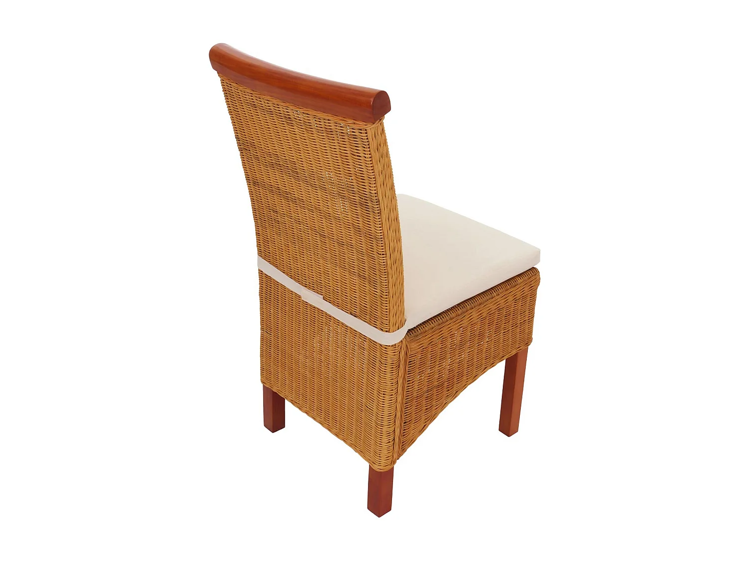 Set 6x sedie rattan vimini eleganti soggiorno sala pranzo M42 97x46x50cm ~ con cuscini