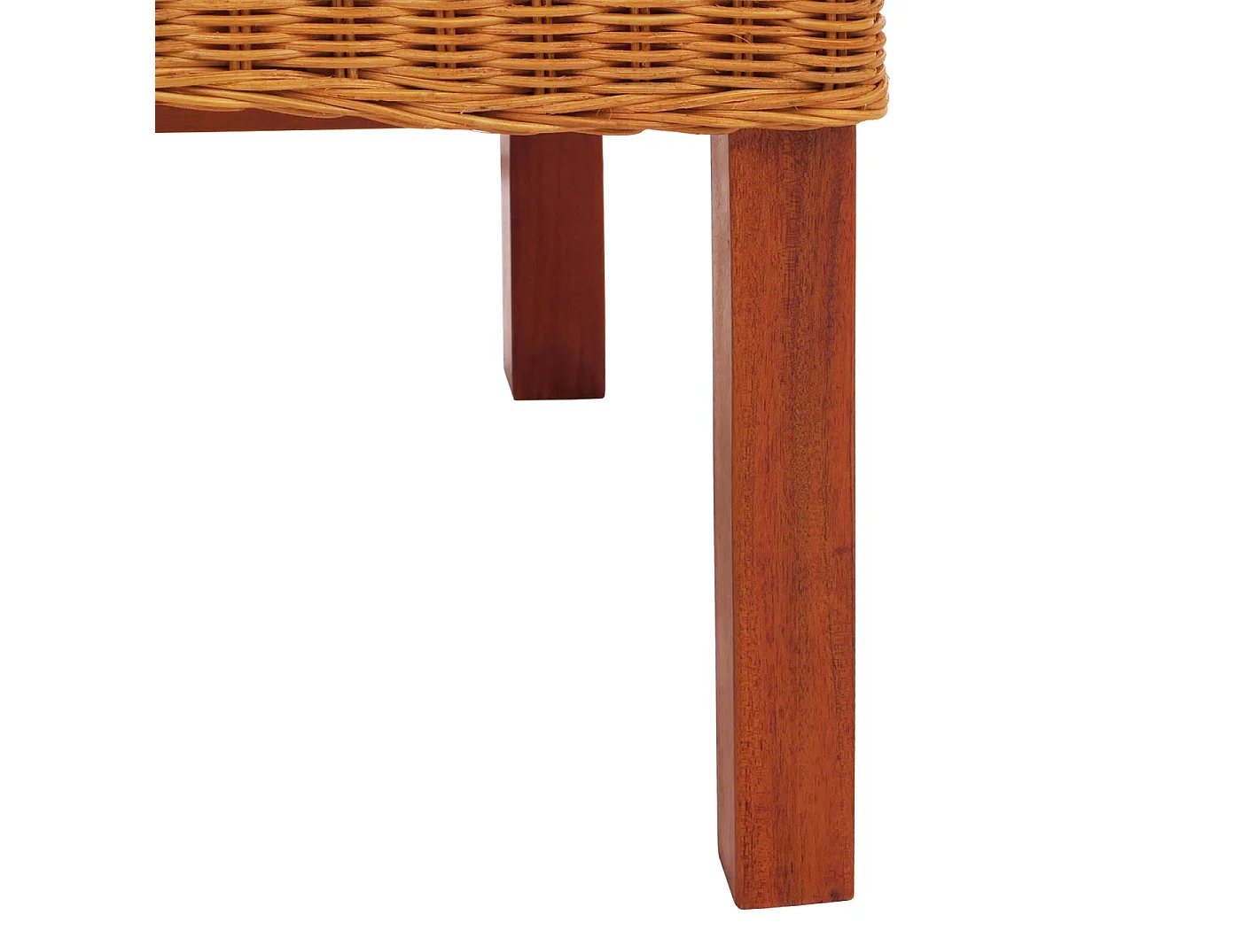 Set 6x sedie rattan vimini eleganti soggiorno sala pranzo M42 97x46x50cm ~ con cuscini