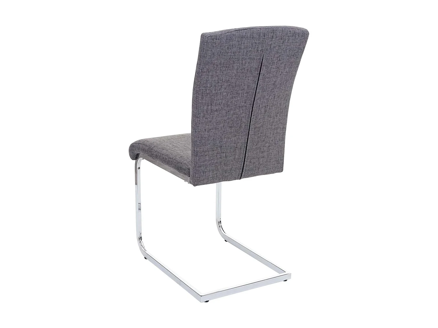 Chaise de salle à manger MCW-F36 (lot de 6),  tissu/textile, gris