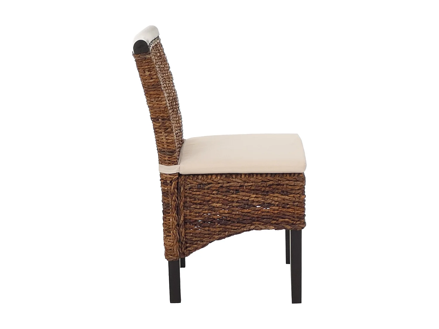 Cadeira de jantar Acireale (conjunto de 2),  escuro, com almofada