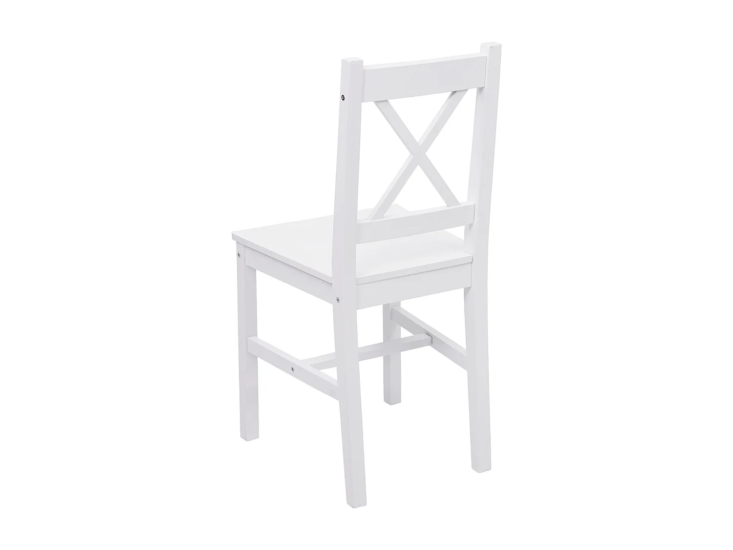 Eetkamerstoel MCW-F77 (set van 4),  wit