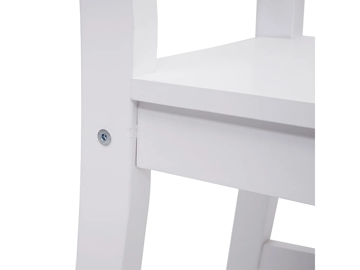 Chaise de salle à manger MCW-F77 (lot de 4),  blanc