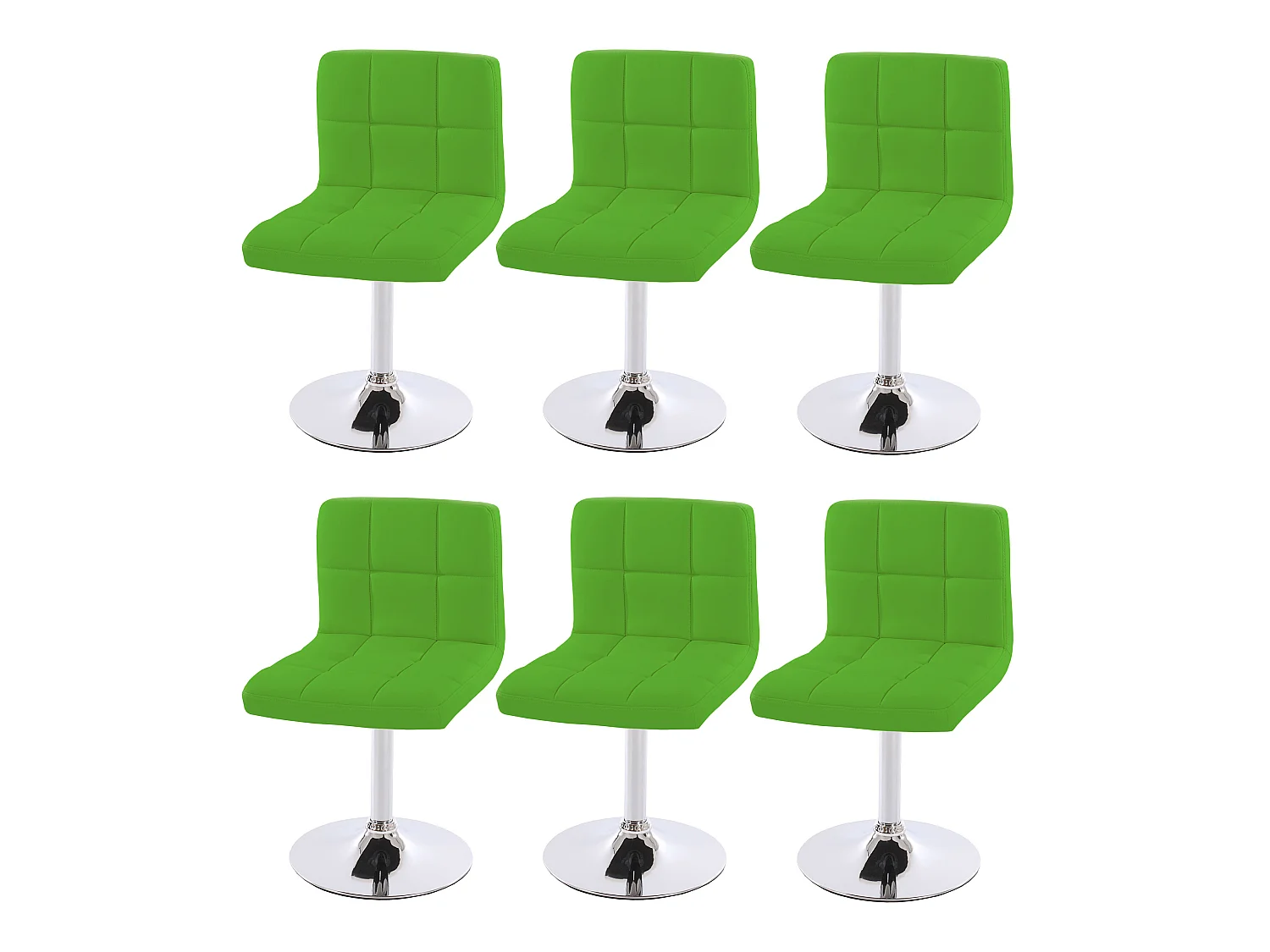 Silla de comedor Cadiz (set de 6),  verde