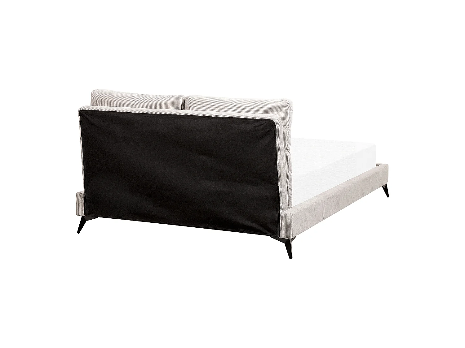 Cama Bombazine MELLE 140 x 200 cm Creme claro