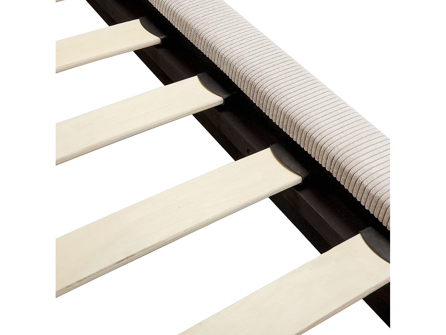 Cama Bombazine MELLE 140 x 200 cm Creme claro