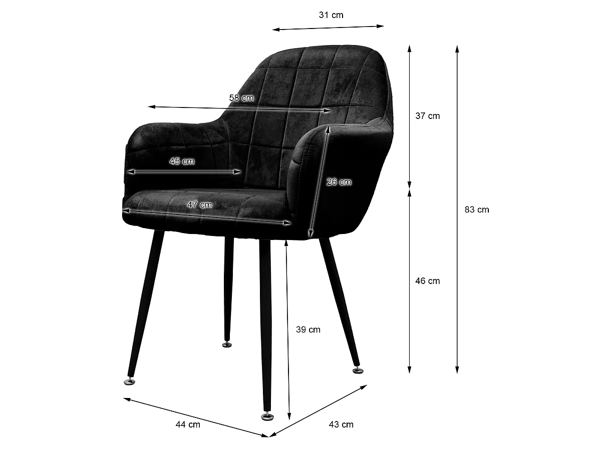 Sedie da pranzo poltrone velluto imbottite stile retro cucina ufficio nero 4 pz