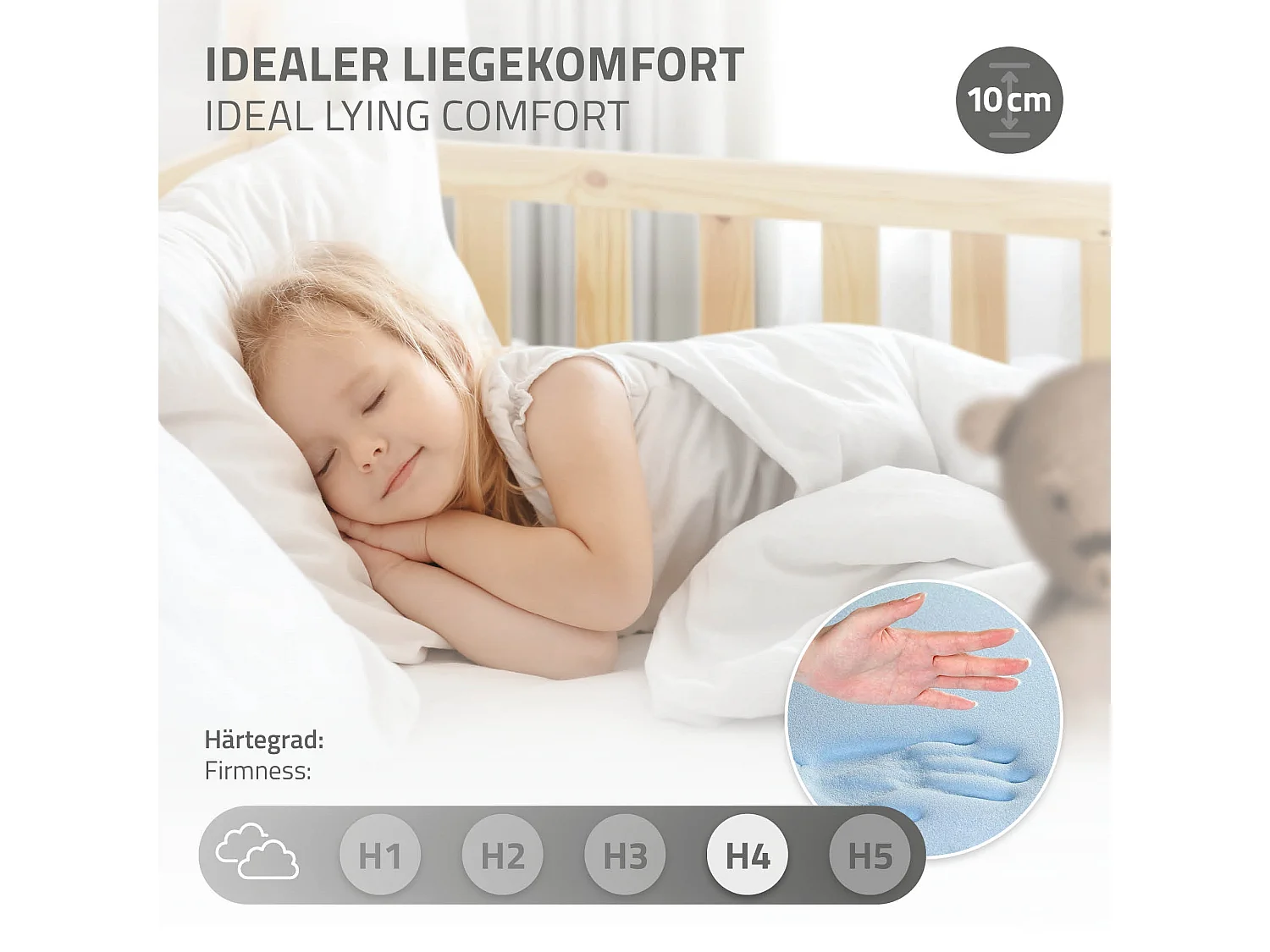 Letto singolo in metallo telaio in acciaio nero con rete a doghe 90 x 200 cm