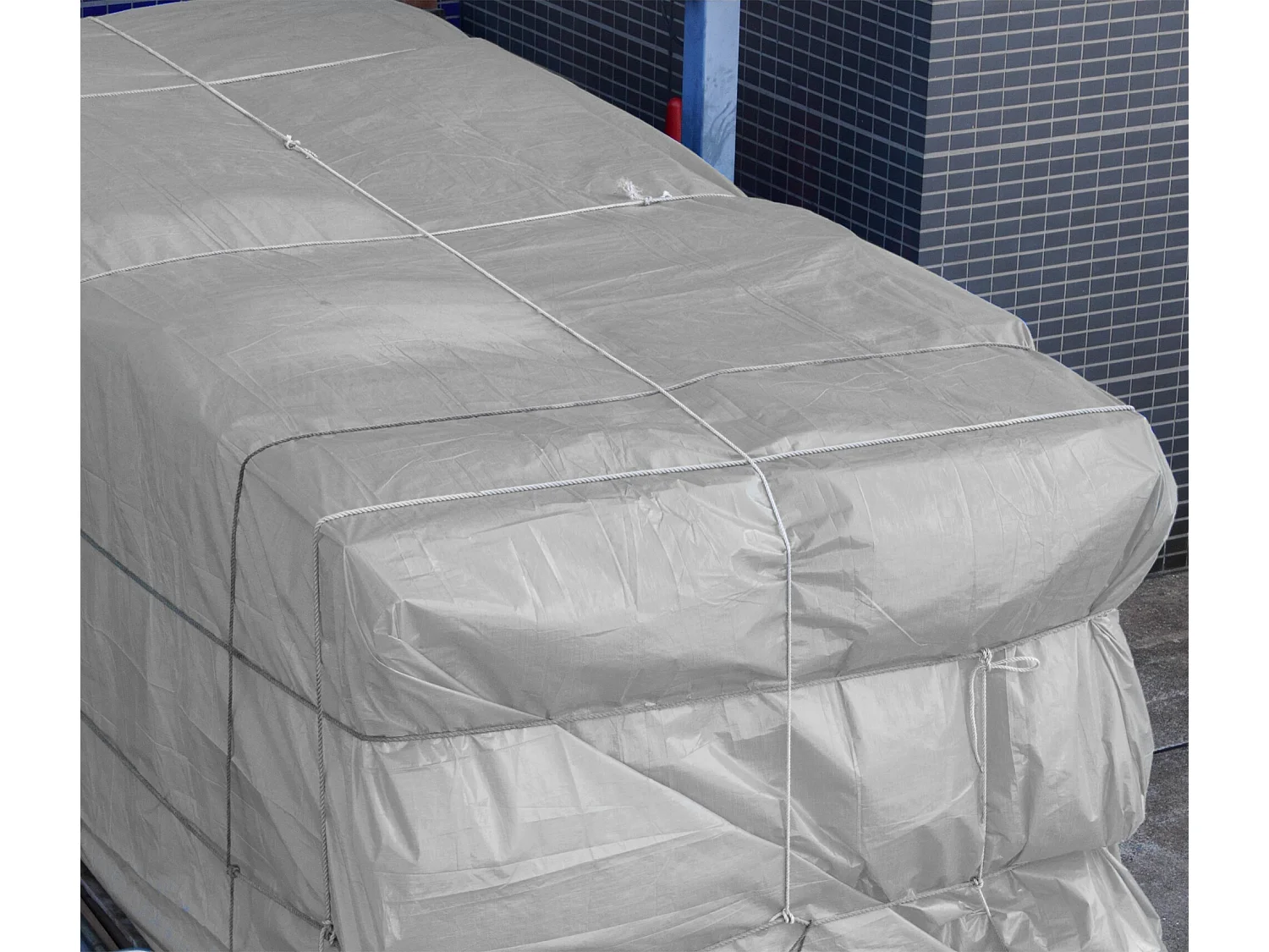Lona de protección impermeable con ojales polietileno cubierta 2x3m 6m² 180g/m²
