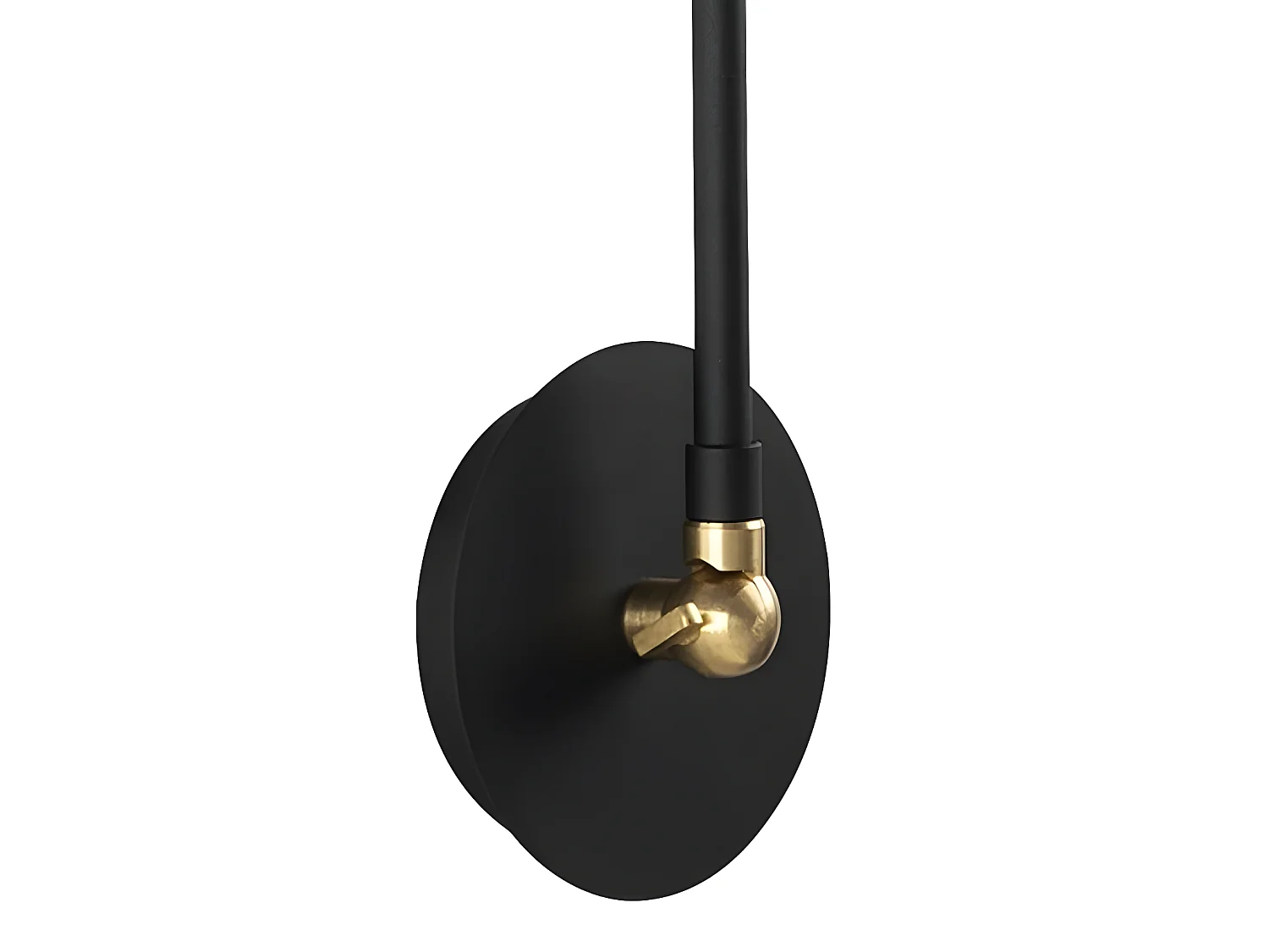 Harvey gelede wandlamp vintage stijl met zwart scherm 1xE27