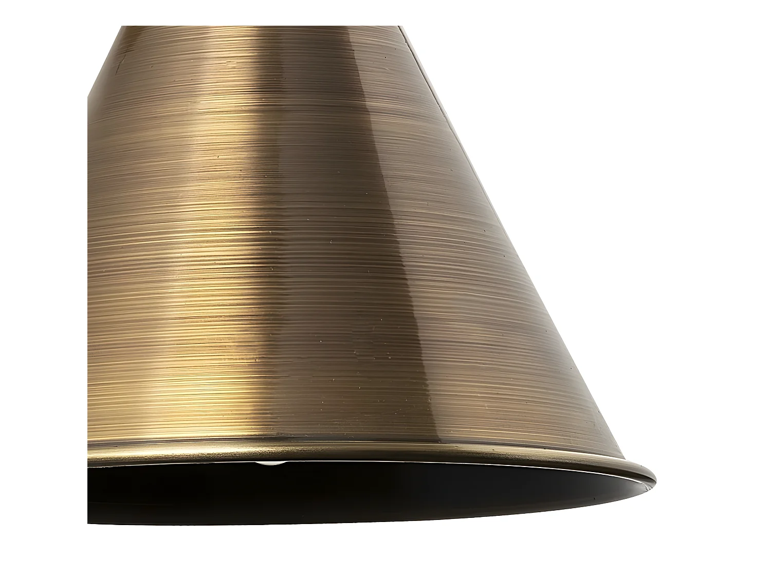 Harvey retro vintage stijl wandlamp met antiek gouden kap 1xE27