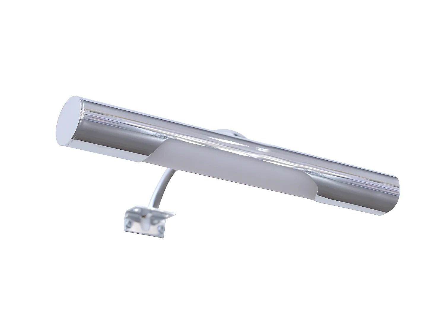 Aplique de baño LED Andrea 5W cilíndrico de acero cromado 5700K