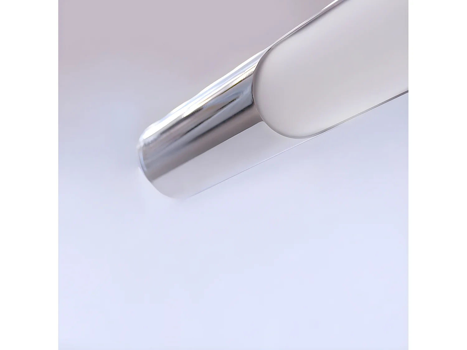 Aplique de baño LED Andrea 5W cilíndrico de acero cromado 5700K