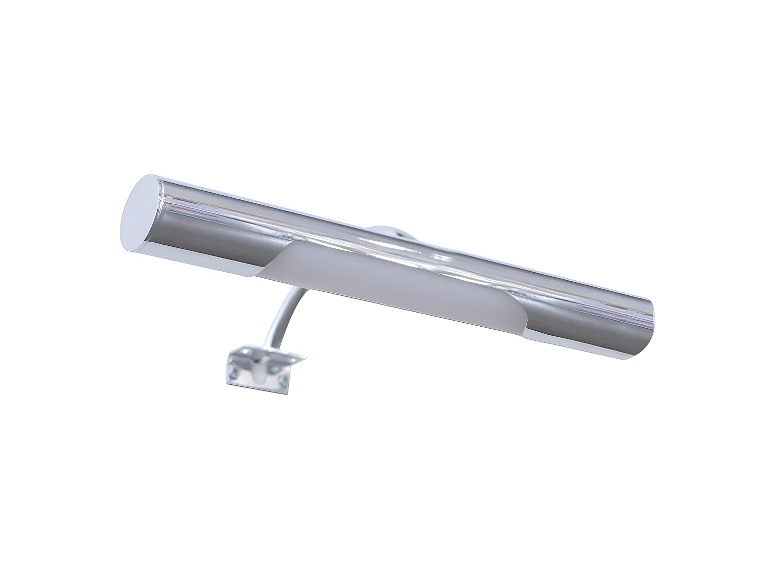 Zylindrische LED-Wandleuchte Badezimmer Andrea 5W aus Chromstahl 5700K