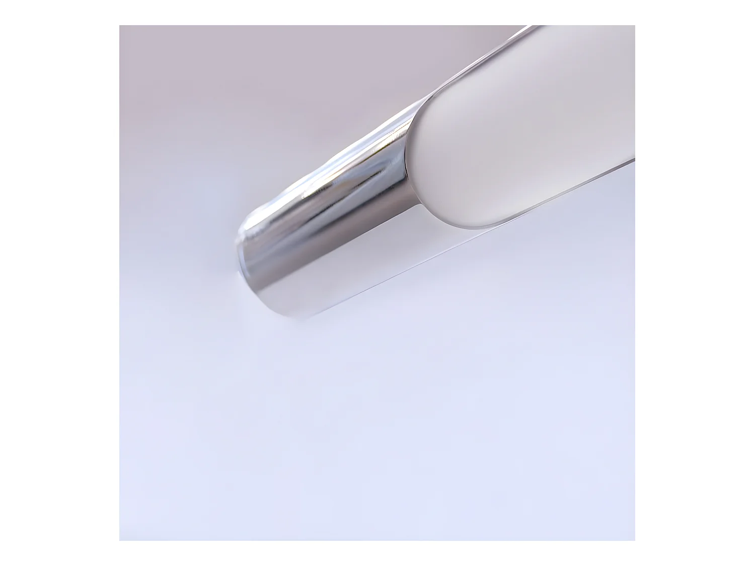 Zylindrische LED-Wandleuchte Badezimmer Andrea 5W aus Chromstahl 5700K