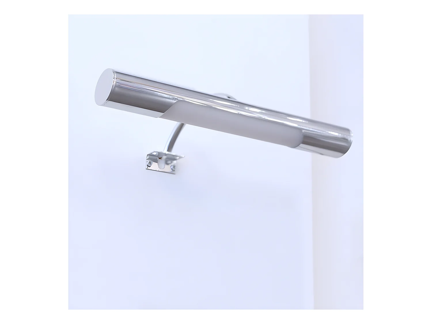 Zylindrische LED-Wandleuchte Badezimmer Andrea 5W aus Chromstahl 5700K