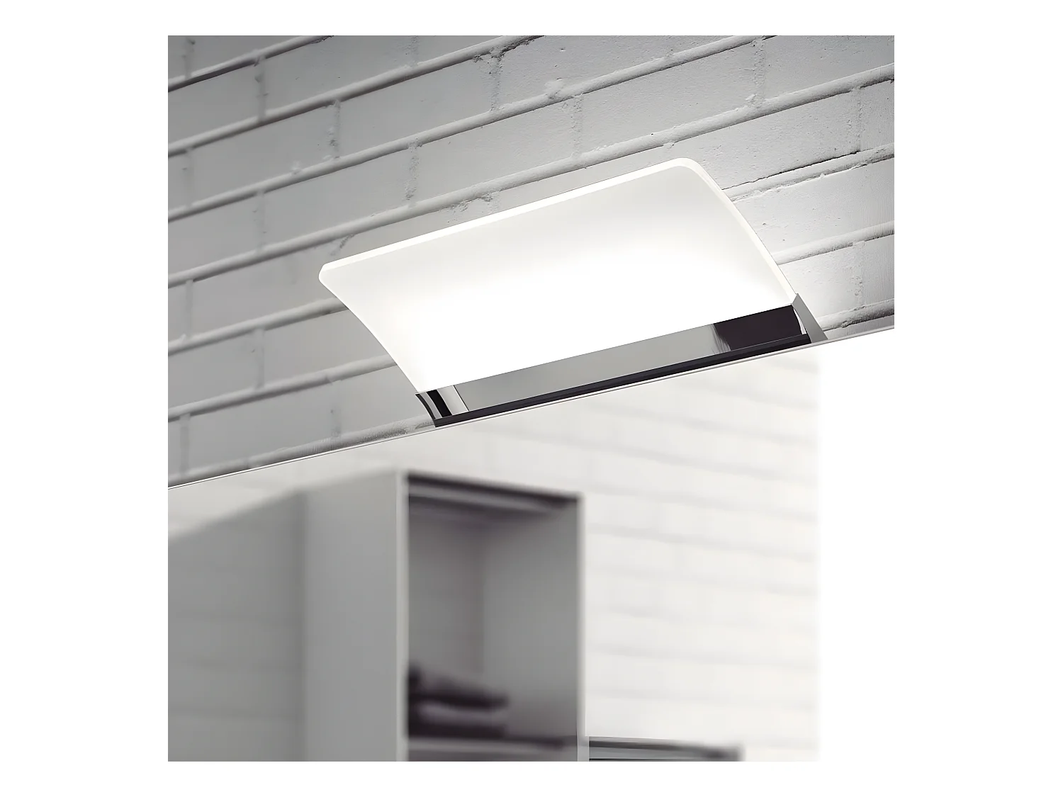 Applique de salle de bain LED Angela 3W 240lm 5700 adaptée pour fixation sur bois ou verre