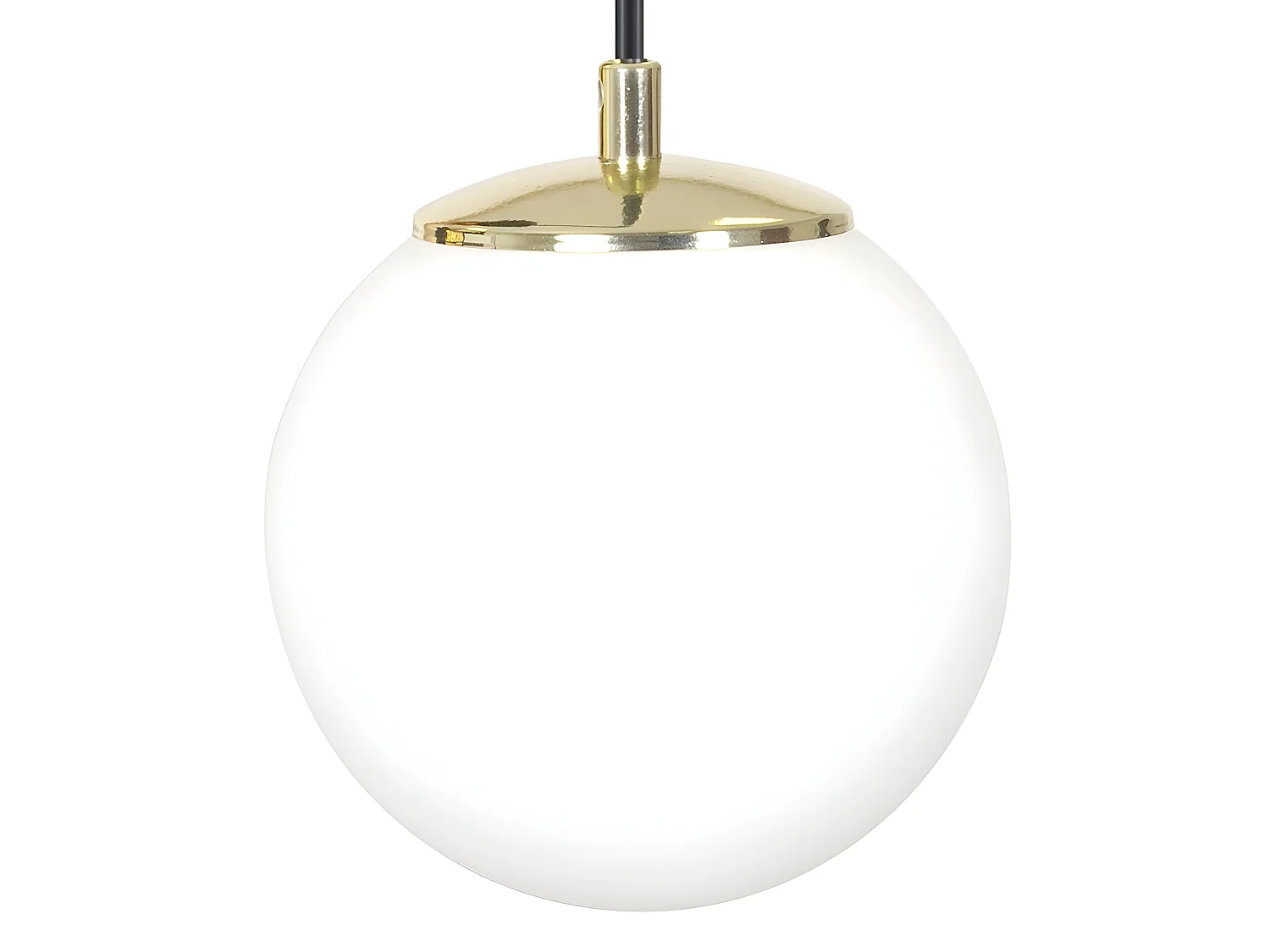 Hängende Wandleuchte Signo mit verstellbarer Höhe aus schwarzem und goldenem Metall 1xE14