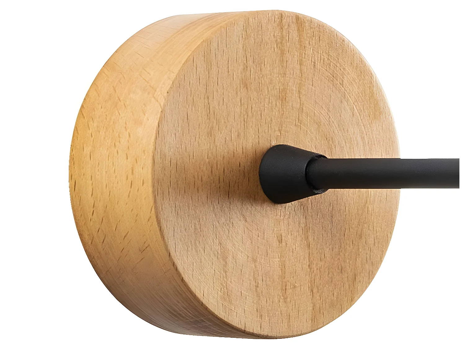 Esber wandlamp met houten voet en verstelbaar wit scherm 1xE27