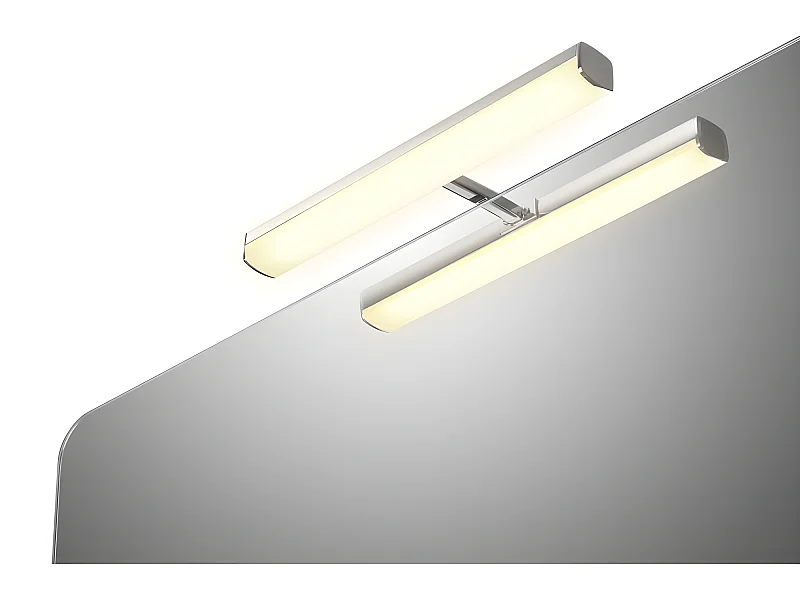 Applique de salle de bain LED Ruth 6W 412lm 5500K avec structure rectangulaire IP44