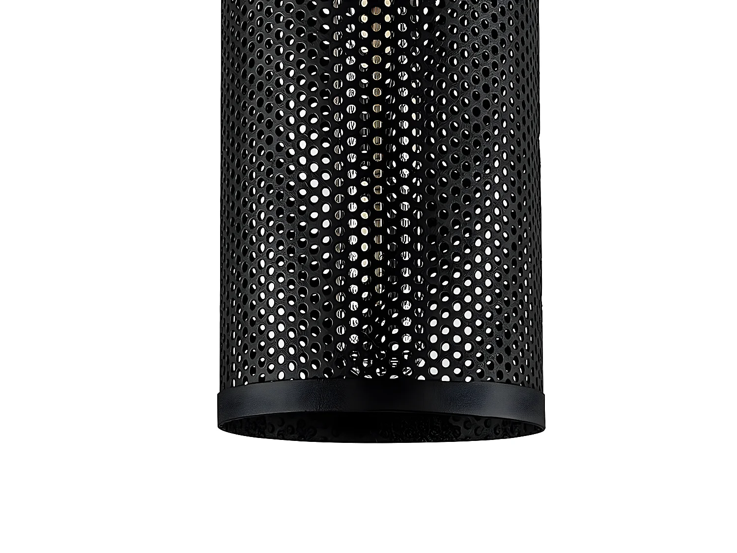 Applique Marismo à structure cylindrique en grille noire 1xE27