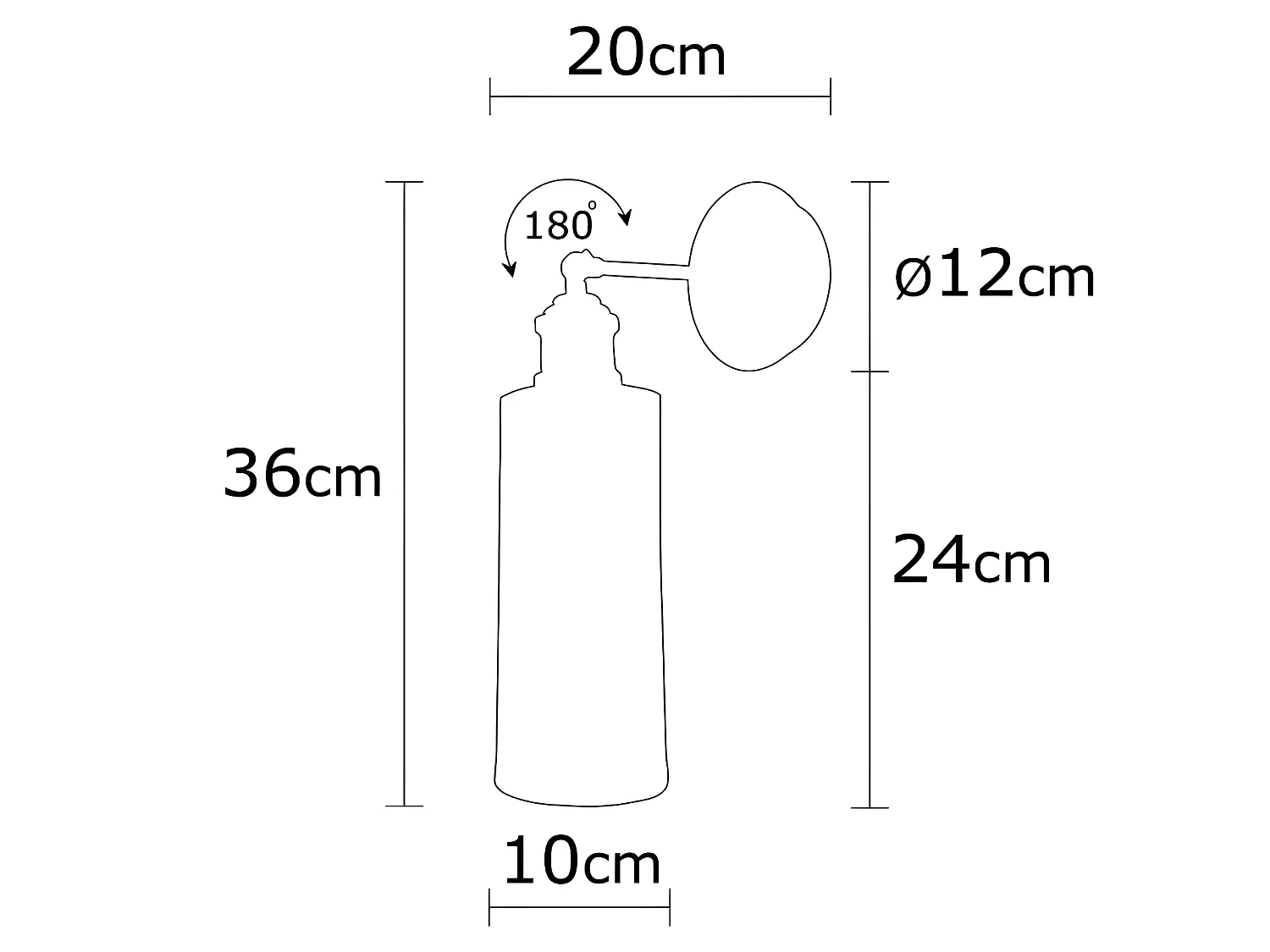 Applique Marismo à structure cylindrique en grille noire 1xE27