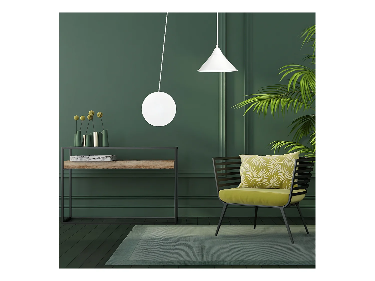 Applique murale blanche de style moderne Cerremo avec câble réglable de 5 mètres 1xE27