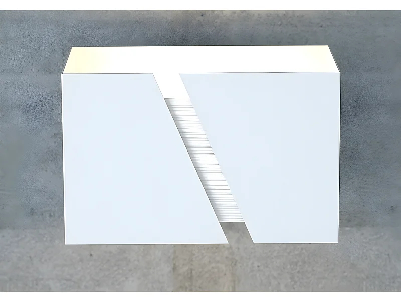 Applique Limpo style moderne avec structure rectangulaire blanche 1xG9