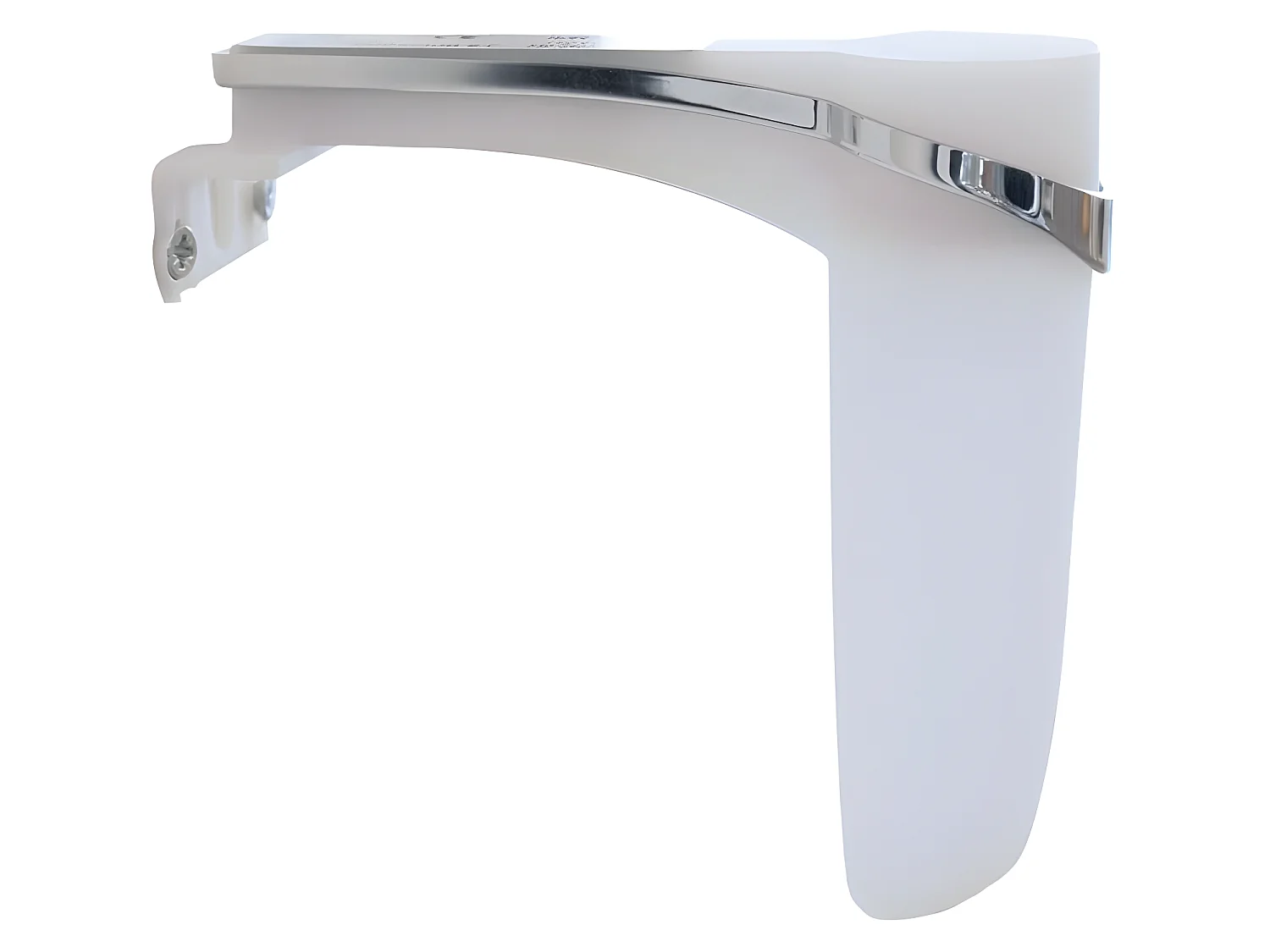 Aplique de baño LED Sabrina 2W 140lm 4000K cilíndrico de ABS blanco y cromo IP44