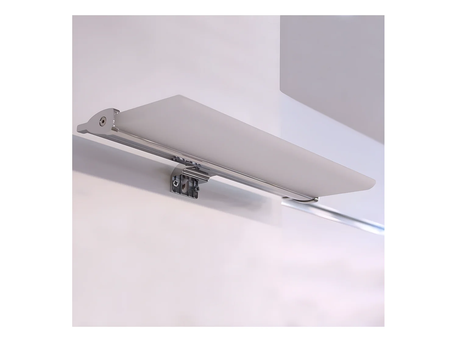 Applique de salle de bain LED Daniela 6W 410lm 5300K rectangulaire en aluminium IP44