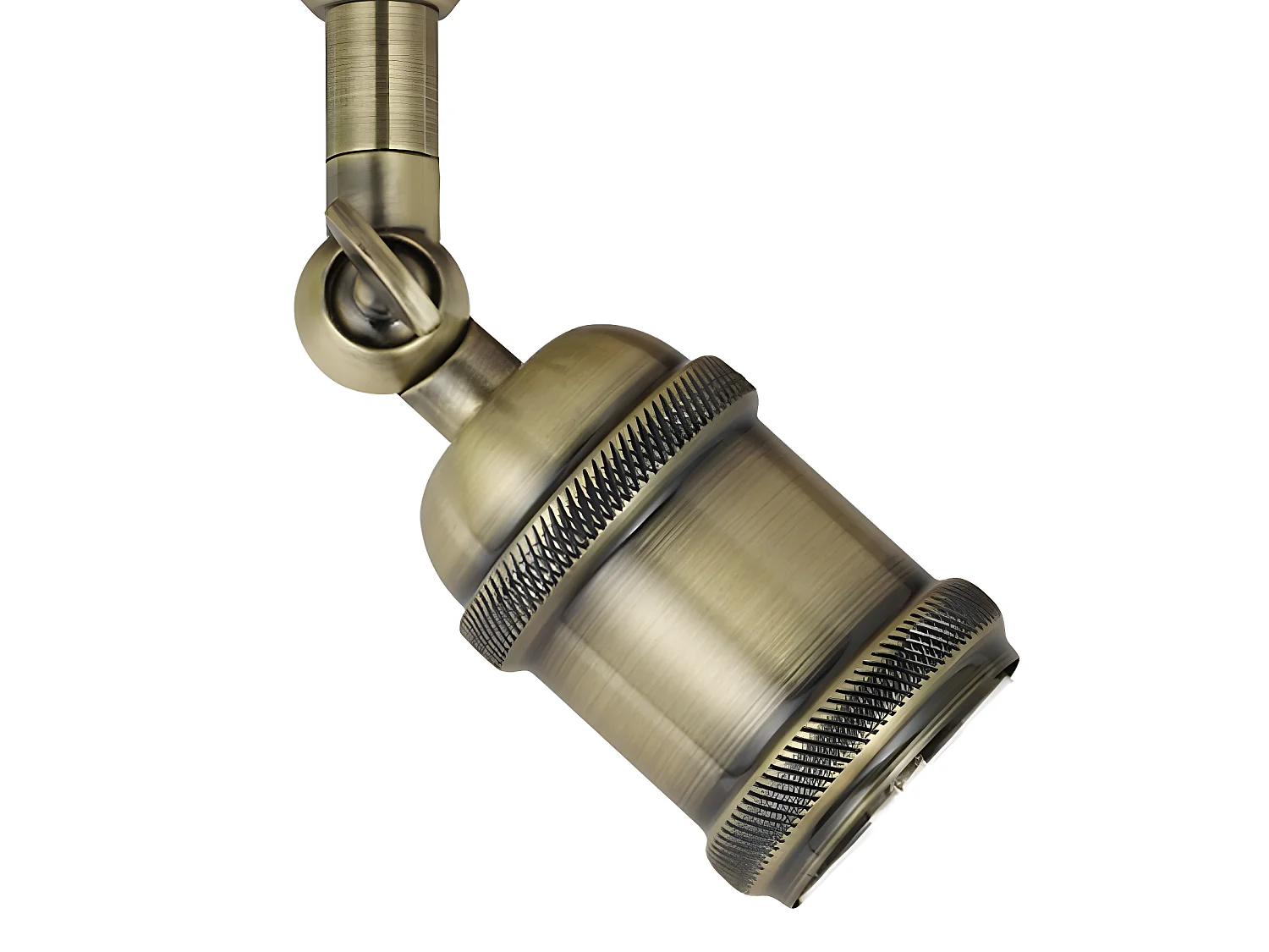 Applique centenaire style rétro vintage avec douille or antique 1xE27