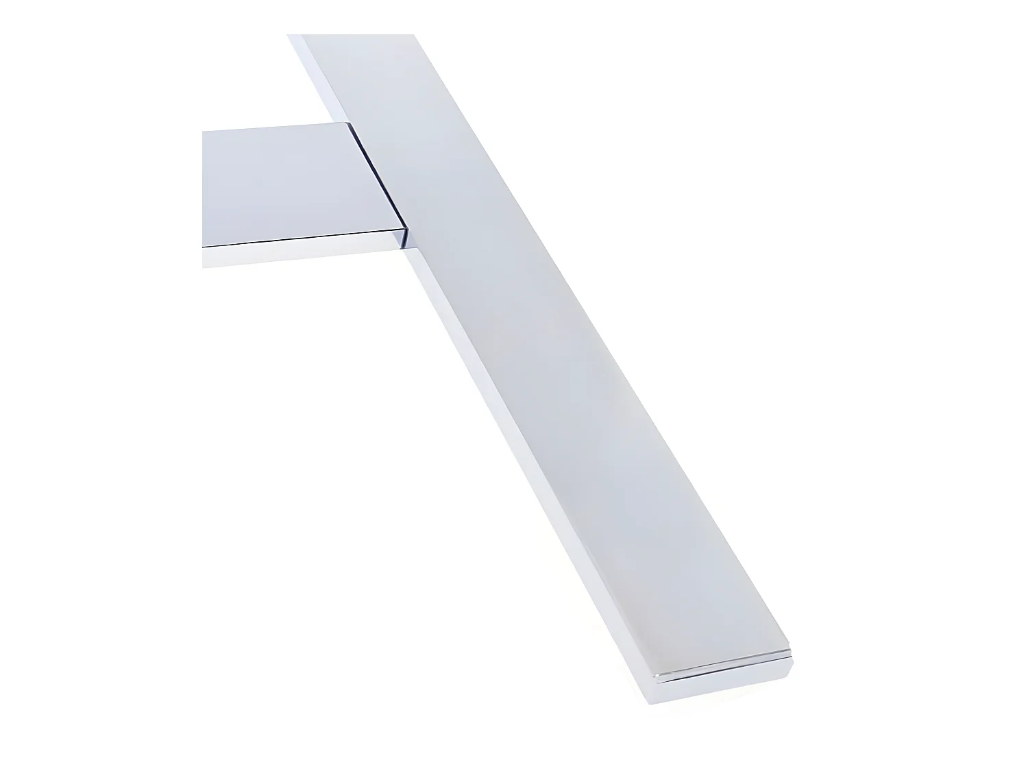 LED-Wandleuchte Badezimmer Celia 7W 417lm 5700K Aluminium und rechteckige silberne IP44