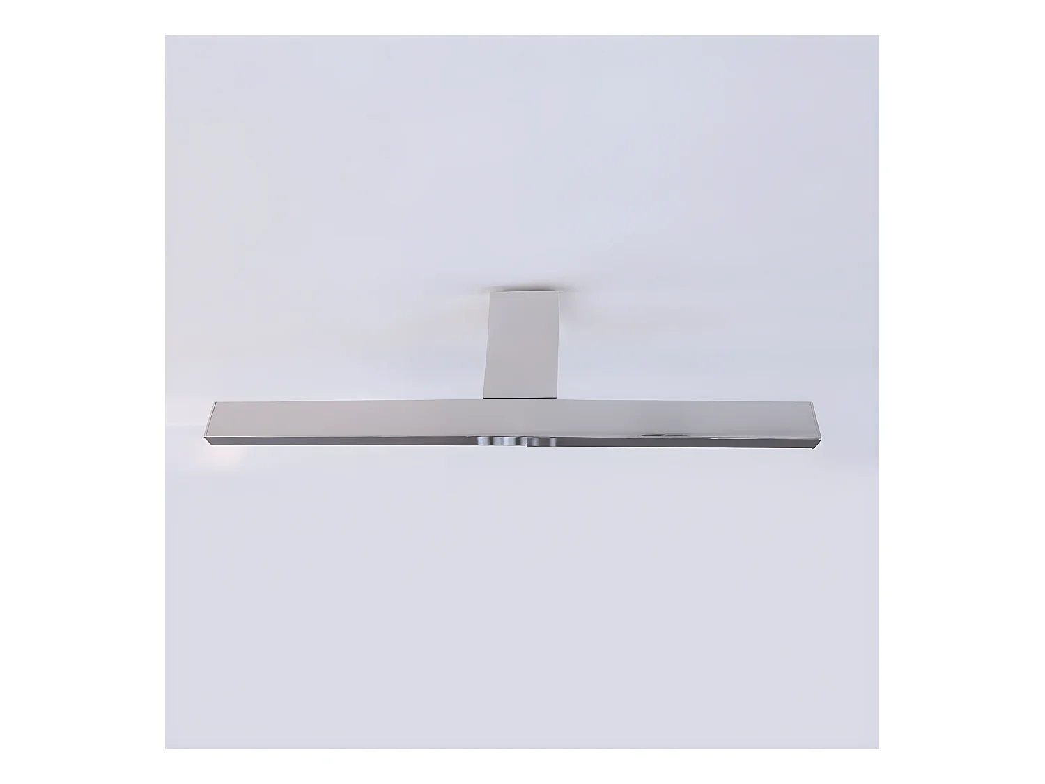 LED-Wandleuchte Badezimmer Celia 7W 417lm 5700K Aluminium und rechteckige silberne IP44