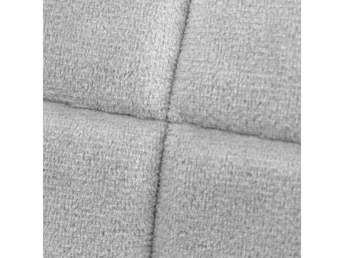 4x Sillón mueble de comedor oficina gris asientos sofá retro tapizado acolchado