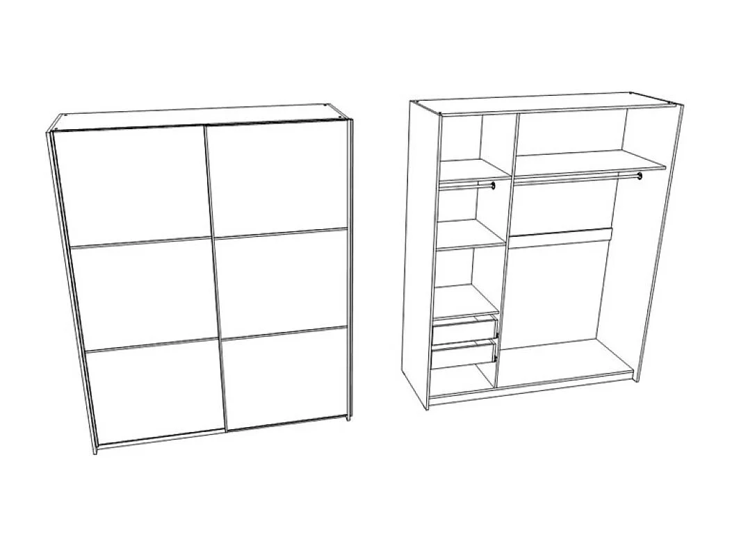 Armadio Elegance Lux S (180cm)