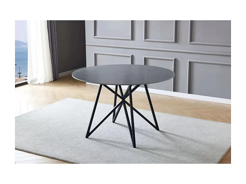 Esstisch Clavdia (120x76)/Grau