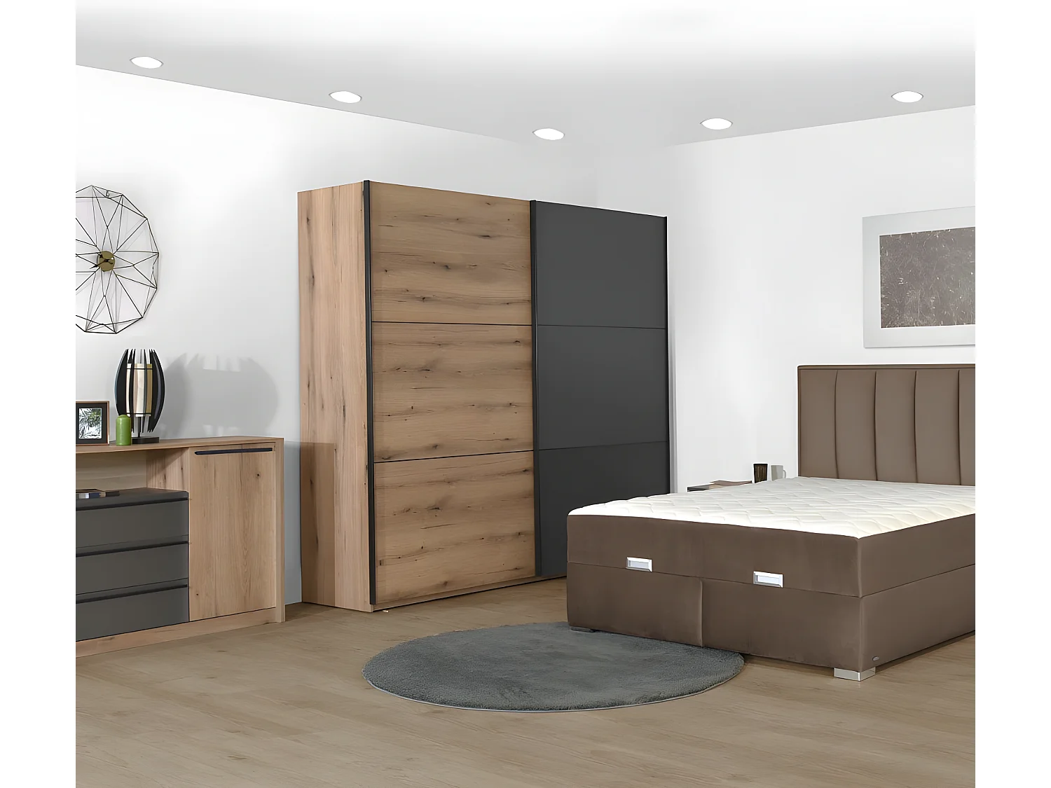Kleiderschrank American XL (230cm)