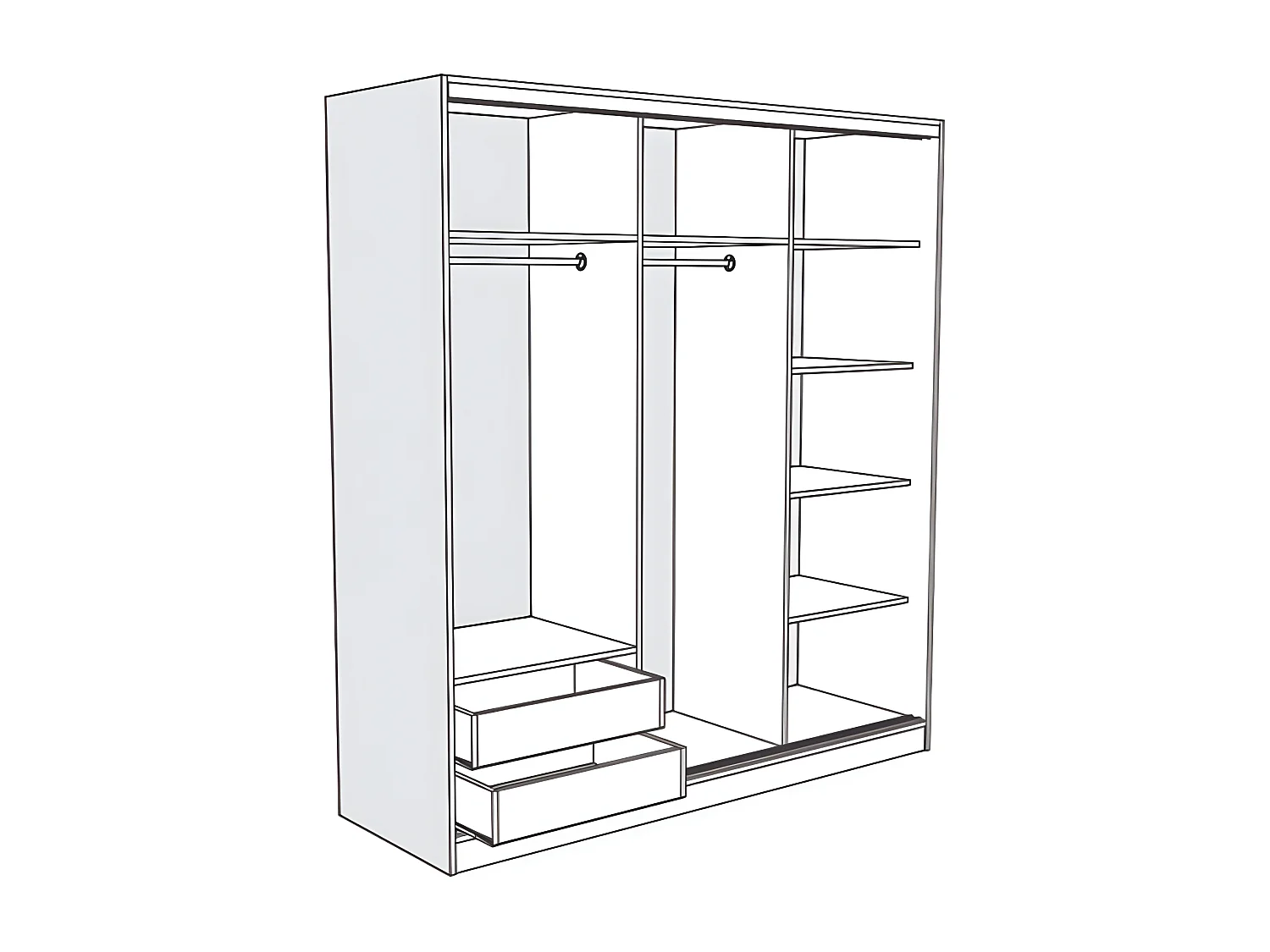 Armadio American M (180cm)
