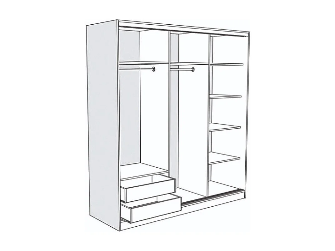 Penderie American M (180cm)