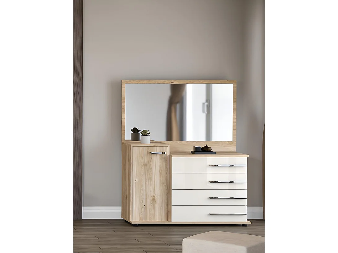 Schlafzimmer Set Monica/Braun&Beige