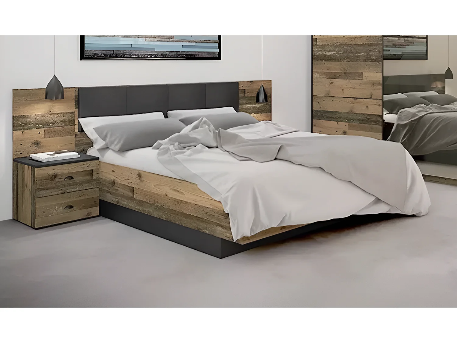 Set de chambre Mollis/Marron