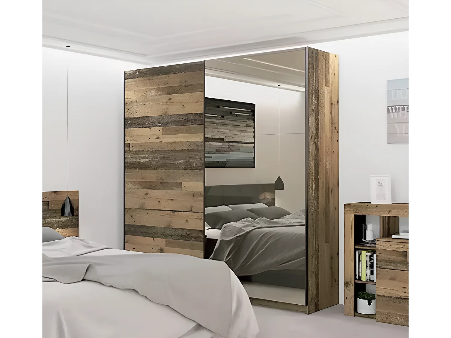 Set de chambre Mollis/Marron