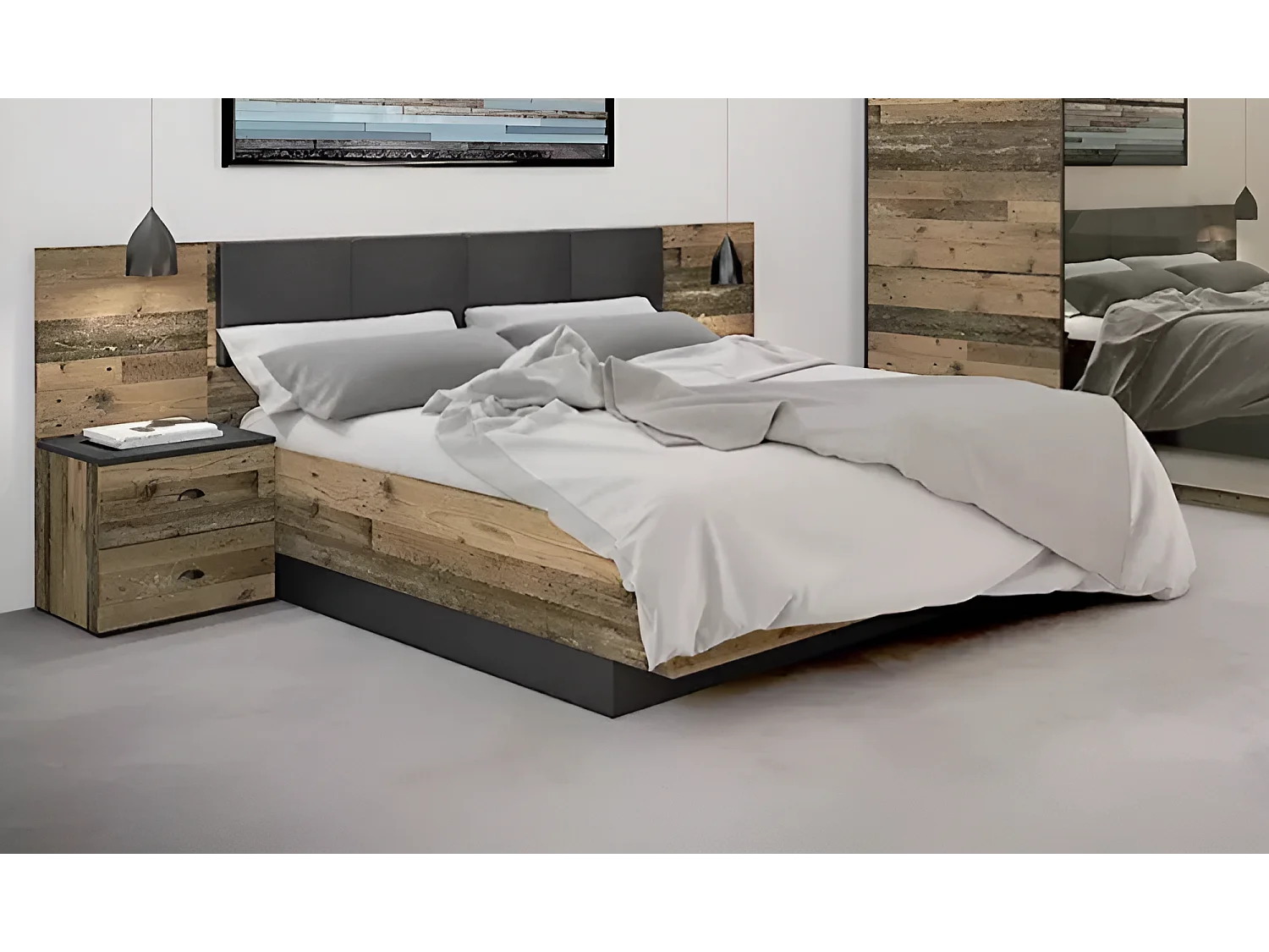 Set de chambre Mollis/Marron