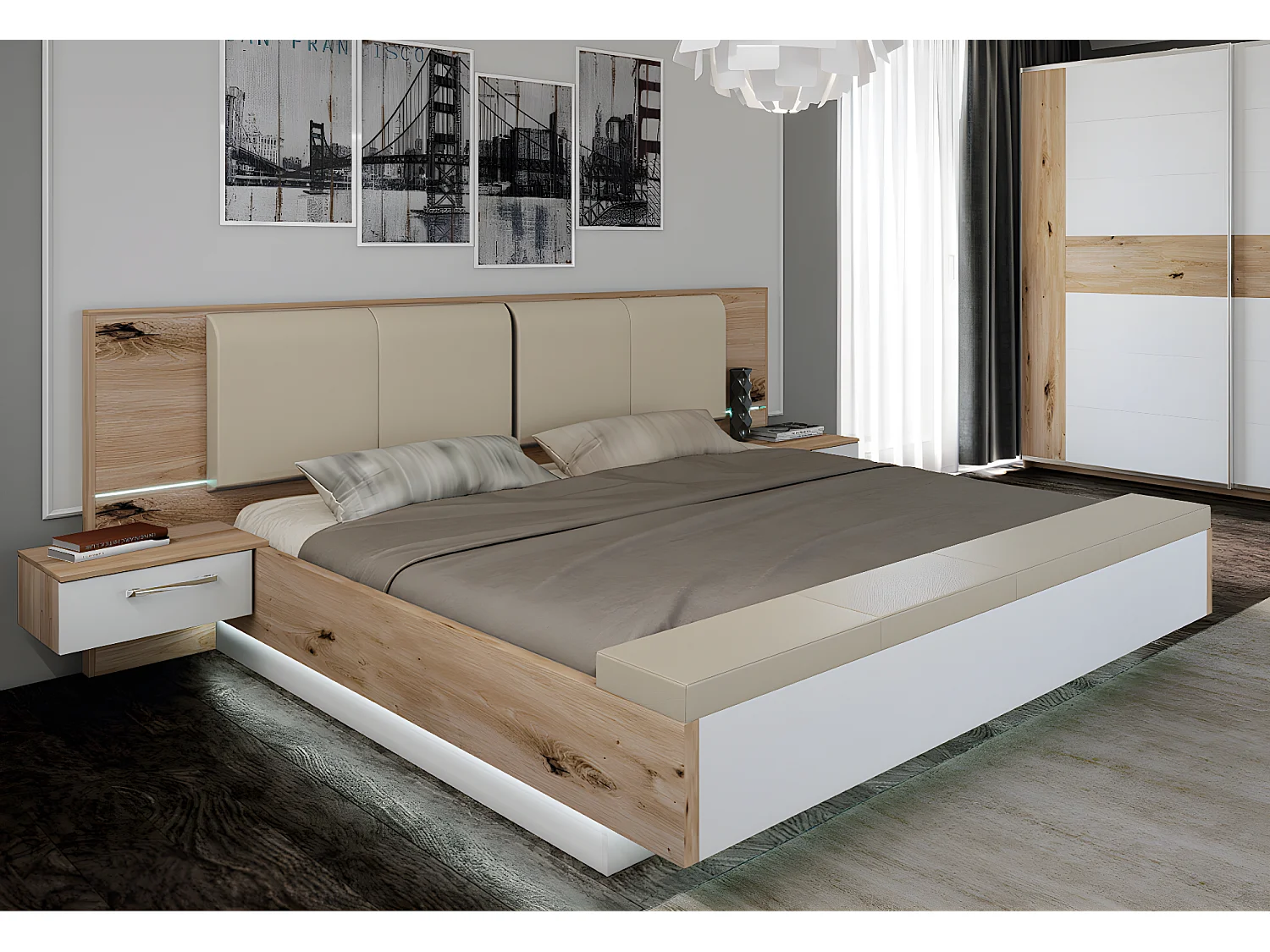 Schlafzimmer Set Rondino/Artisan&Weiss/Ab Ausstellung