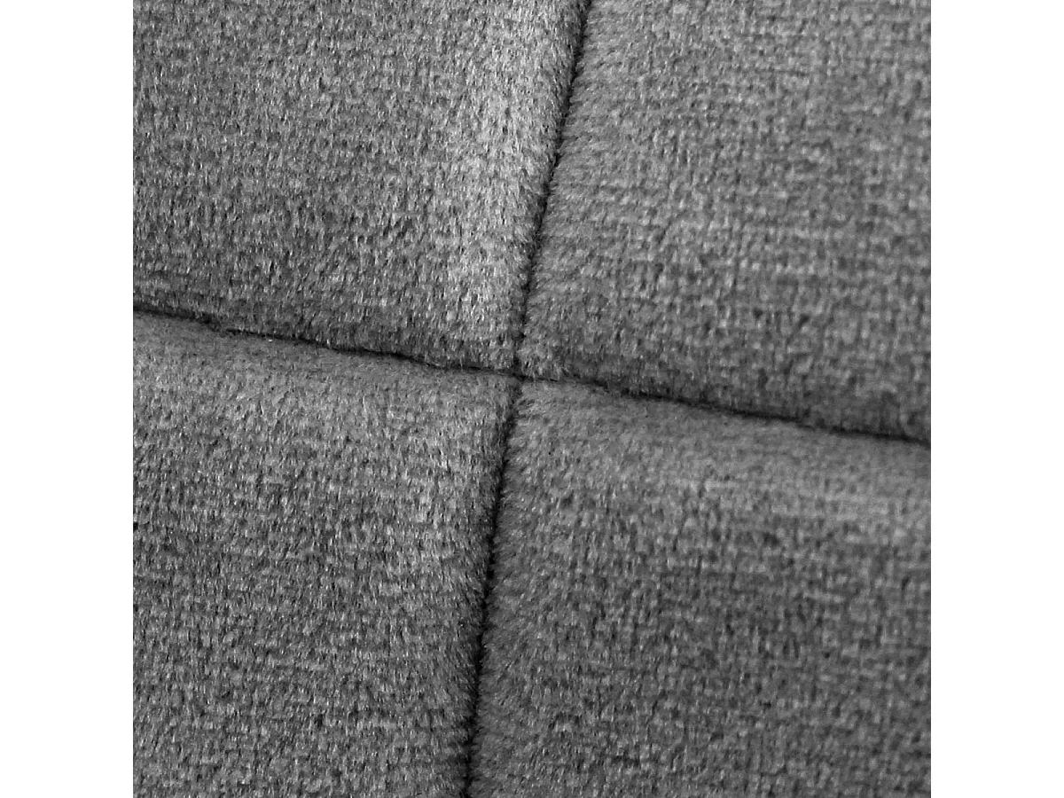 2x Sillón mueble de comedor oficina gris oscuro asiento retro tapizado acolchado