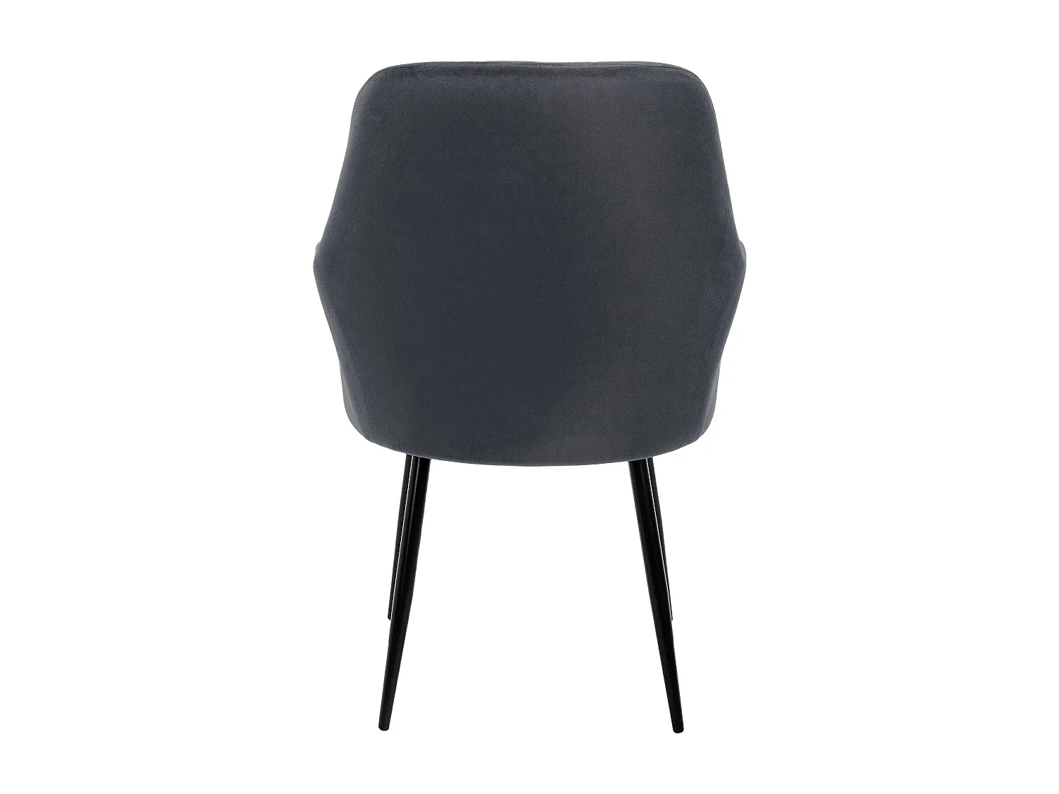 Sedie da pranzo poltrone velluto imbottite stile retro cucina grigio scuro 2 pz