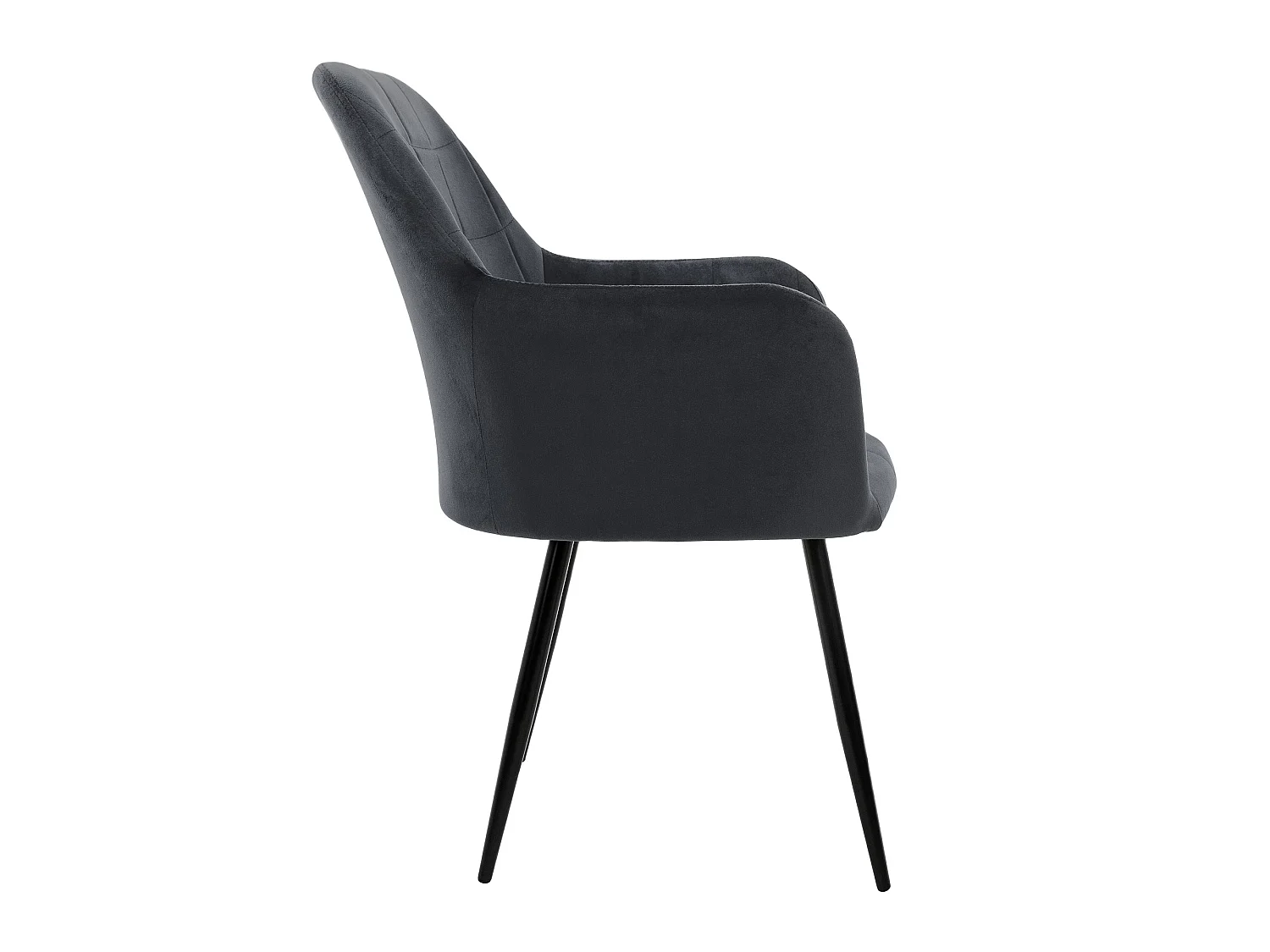 ML-Design 2x Sillas de comedor gris oscuro con tapizado verde sillones ergonomicos con respaldo y apoyabrazos asientos con patas de acero