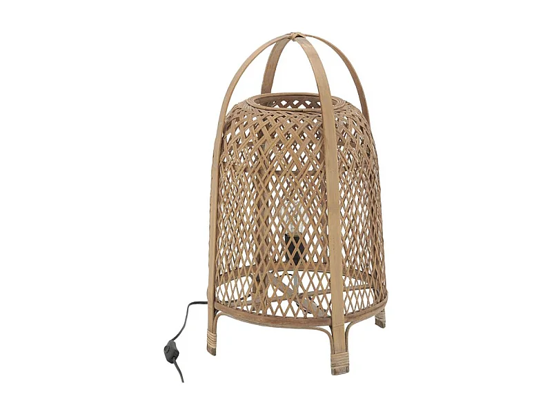 Lampe à poser en bambou naturel Alice