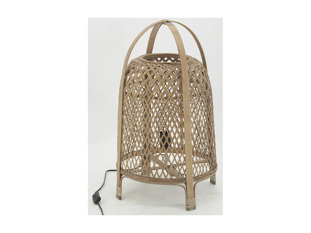 Lampe à poser en bambou naturel Alice