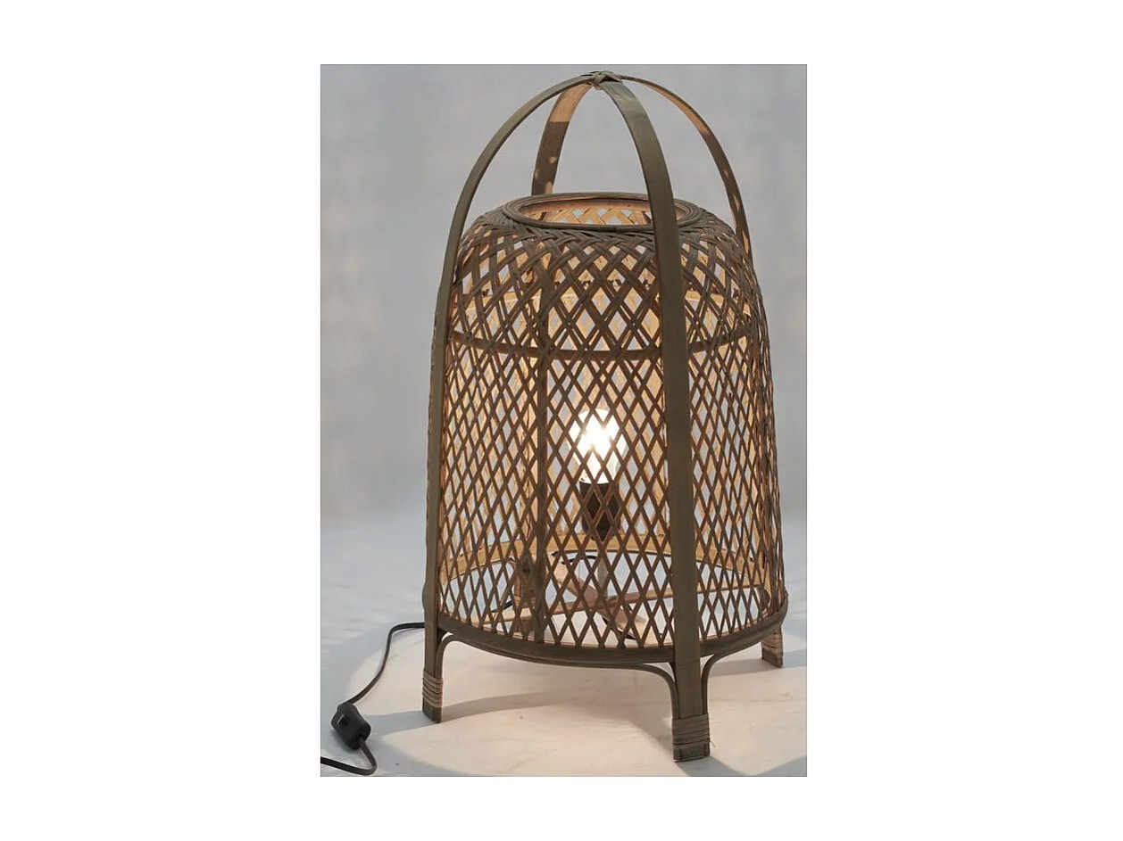 Lampe à poser en bambou naturel Alice