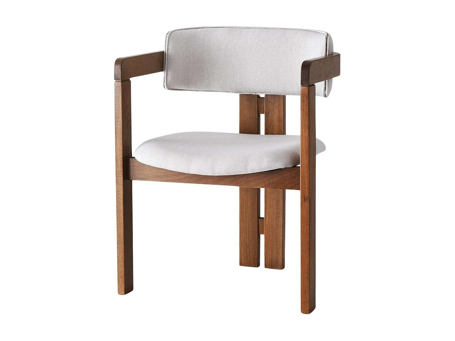 Chaise en bois et velours Velvet